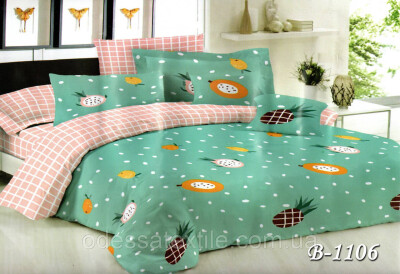 Півторна постільна білизна Тет-А-Тет В-1106 бязь Gold (економ)