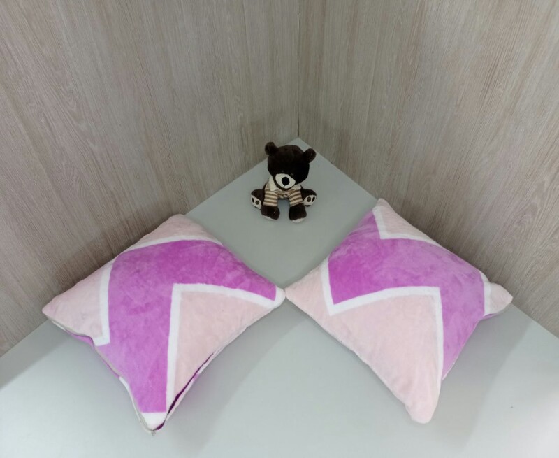 Наволочки декоративні зигзаг 40*40 на блискавці