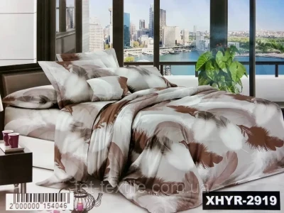 Двоспальний комплект постільної білизни Тет-А-Тет Мікросатін 