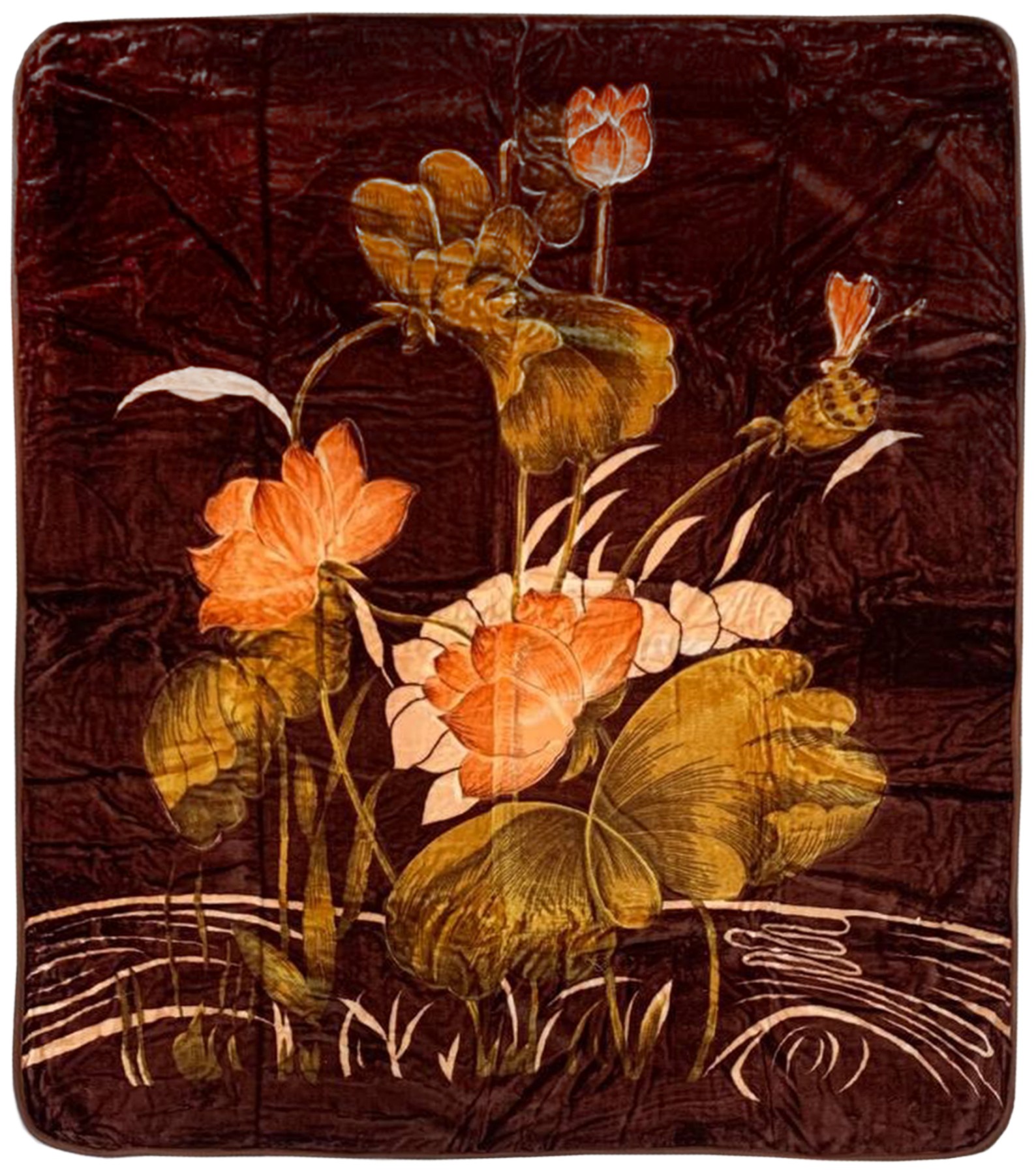 Плед Акриловий кольоровий Elway (200x240 см.) "Коричневий"