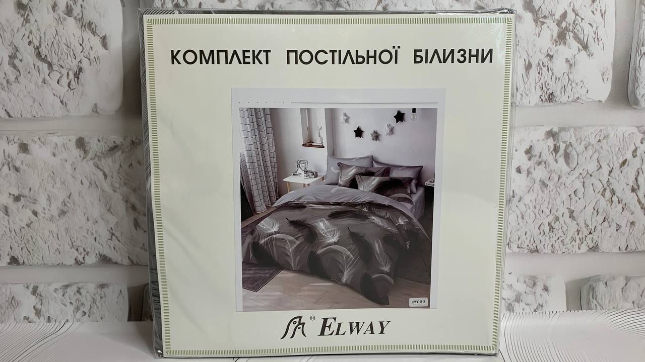 Семейный комплект постельного белья Elway "EW-099"