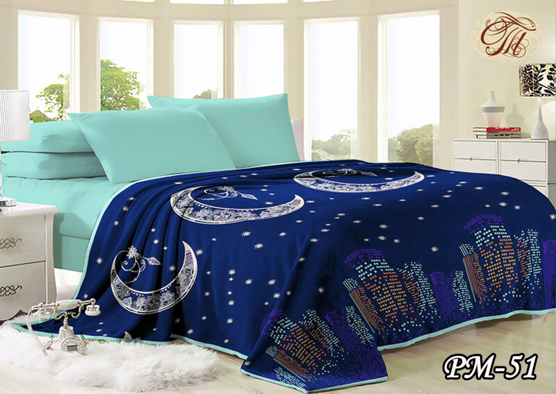 Плед флісовий 200х220 ❤️Нічне місто❤️