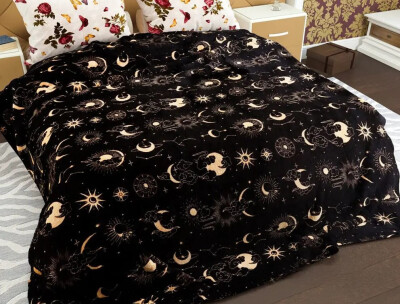 Флисовый плед 160х210 ⭐Месяц⭐