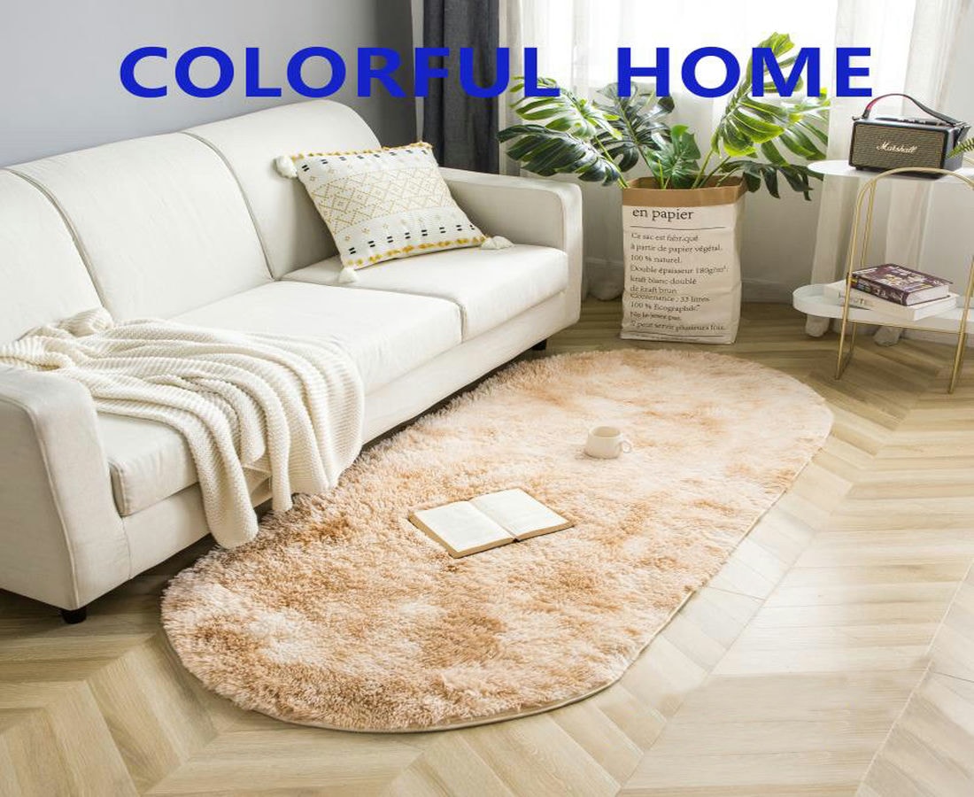 Килимок овальний нічний Colorful Home 90х200см персик (в асортименті)