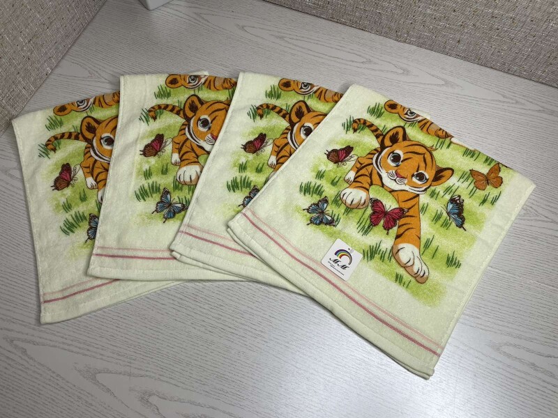 Полотенце кухня  30х70 Тигры