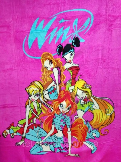 Плед дитячий з мікрофібри "Вінкс" (127х152)