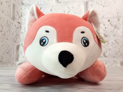 Плед - м'яка іграшка "Хаски в тільнику"