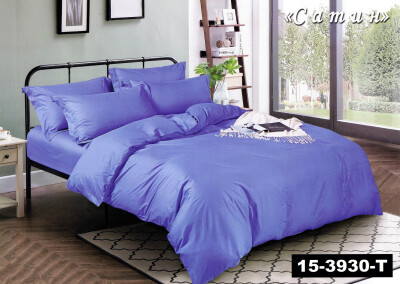Комплект постільної білизни Тет-А-Тет євро 15-3930 (Блакитний)