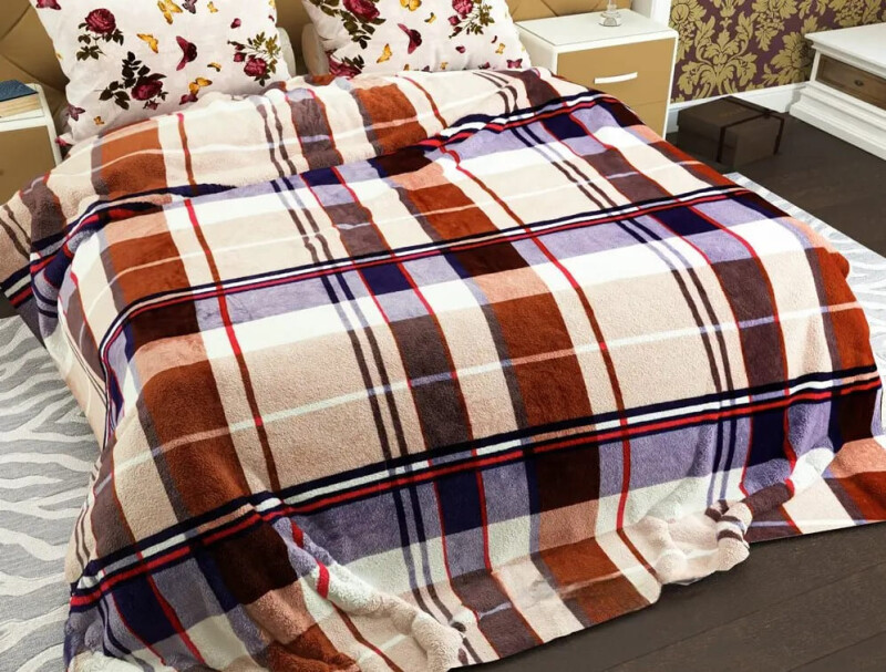 Плед флісовий 200х220 ❤️Шотландка❤️