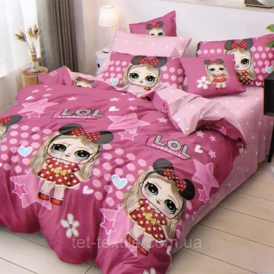 Полуторное постельное белье Тет-А-Тет Бязь (Лола)