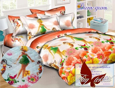 Стеганна покривало-ковдра Дінь-дінь