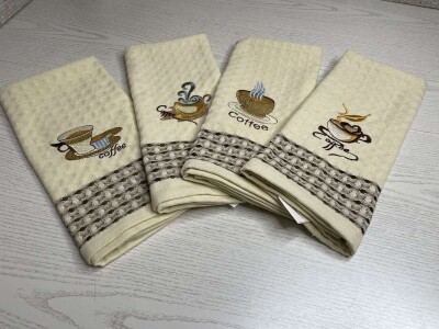 Рушники Кухонні 40х65 Вафелька 12шт