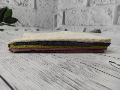 Кухонний рушник флісовий 30х30см "Смуги" 5шт. 