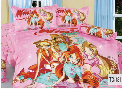 Комплект дитячої постільної білизни Elway №181 (Вінкс на рожевому)