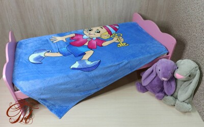 Плед дитячий з мікрофібри "Буратіно" (127х152)