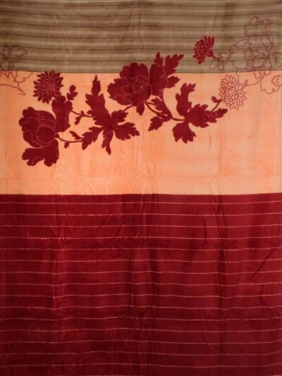 Плед із мікрофібри Elway "Бордова гілка"