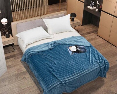 Плед плюшевий з "Вії" ТЕТ-@-ТЕТ 200х220 Синій