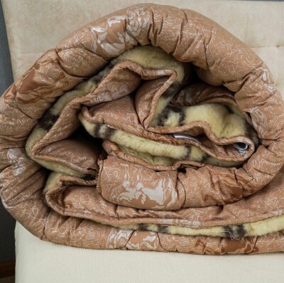 Ковдра "ARDA" Виворотка Верблюжжя 150х220 Полуторне 