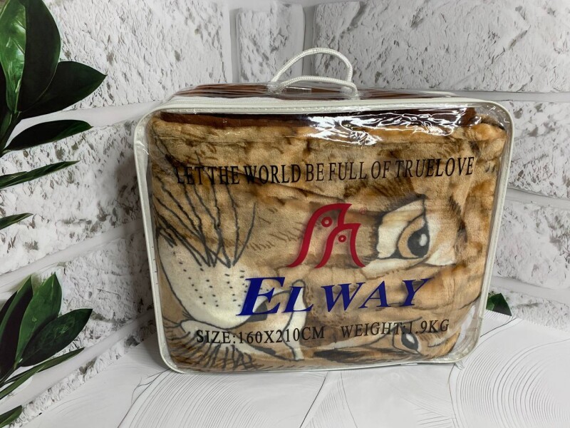 Плед акриловий Elway "Лев" (160-210)