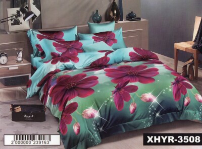 Полуторний комплект постільної білизни Тет-А-Тет Мікросатин "Черешка"