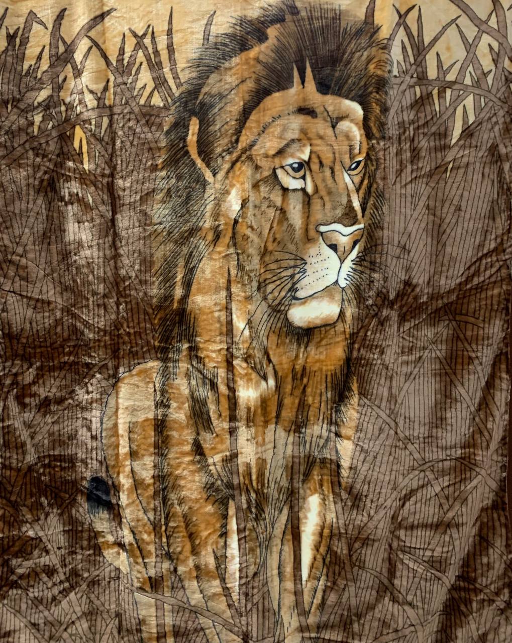 Плед Акриловий кольоровий Elway (200x240 см.) "Лев"
