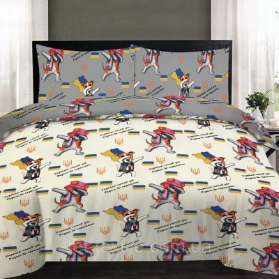 Півторна постільна білизна Тет-А-Тет Бязь "Пес Патрон"