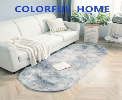 Килимок овальний нічний Colorful Home 90х200см сірий (в асортименті)