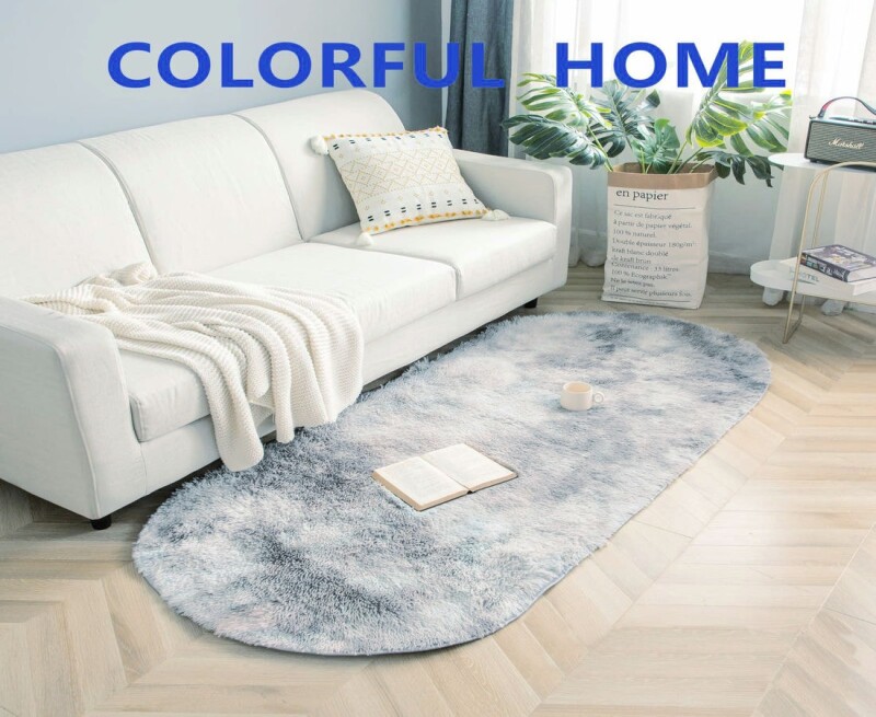 Килимок овальний нічний Colorful Home 90х200см сірий (в асортименті)