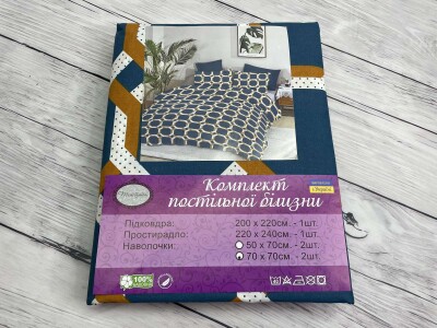 Євро постільна білизна Тет-А-Тет Бязь Gl-004