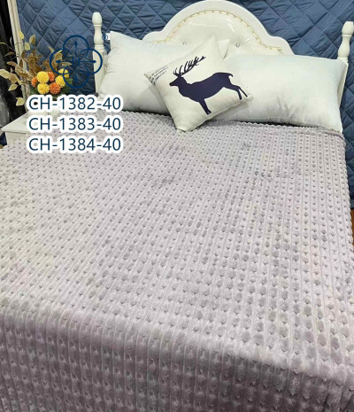 Плед-покривало з бамбукового волокна "Colorful Home" 200х220 Сірий 