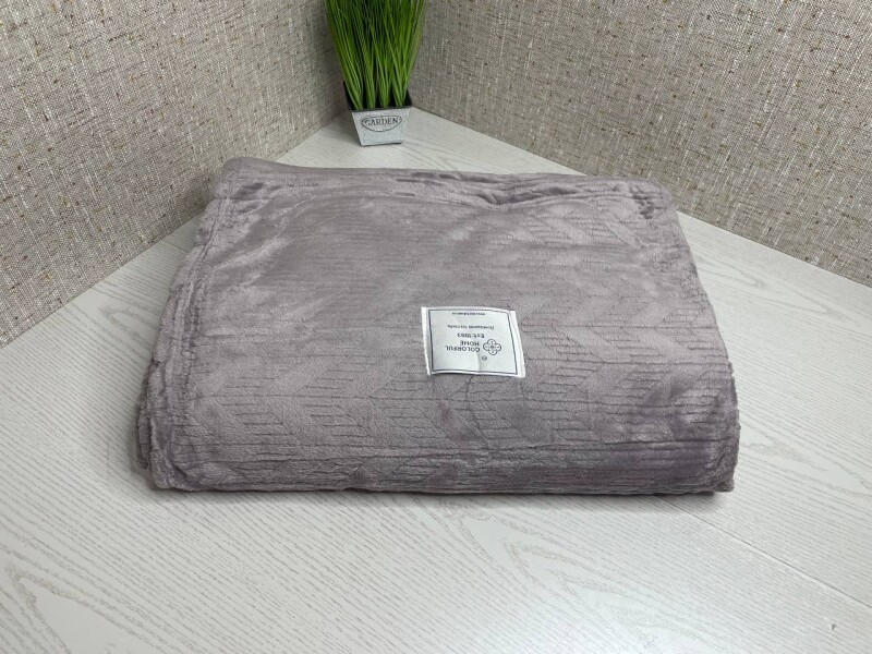 Плед із мікрофібри Colorful Home Зигзаг 200х230 (Бузковий)