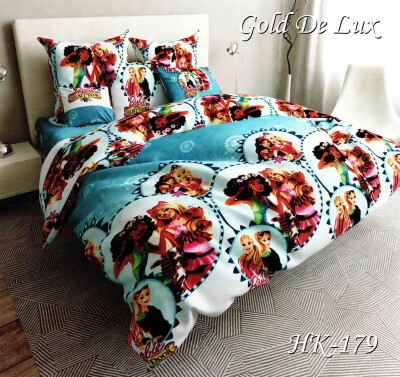 Півторна постільна білизна Тет-А-Тет НК-179 Бязь (Барбі)