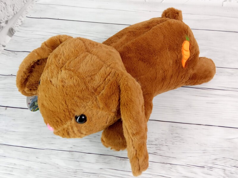 Плед - м'яка іграшка "Заєць лежачий"