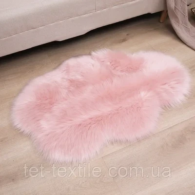 Коврик для дома 60х80см. Розовый