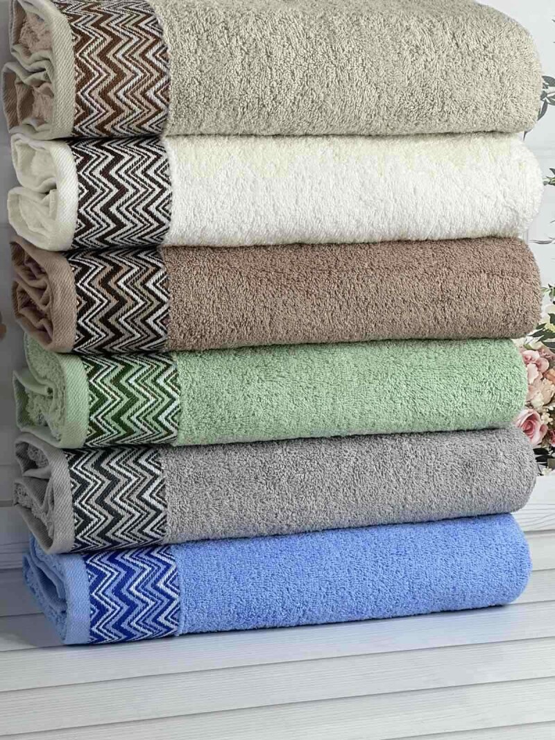 Полотенце Турция 70x140 см "Гармония текстур"– Мягкость и Качество для Вашего Комфорта