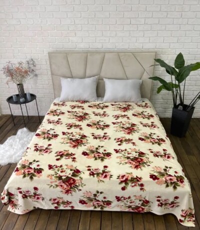 Плед из микрофибры Elway "Букет Любимая" 