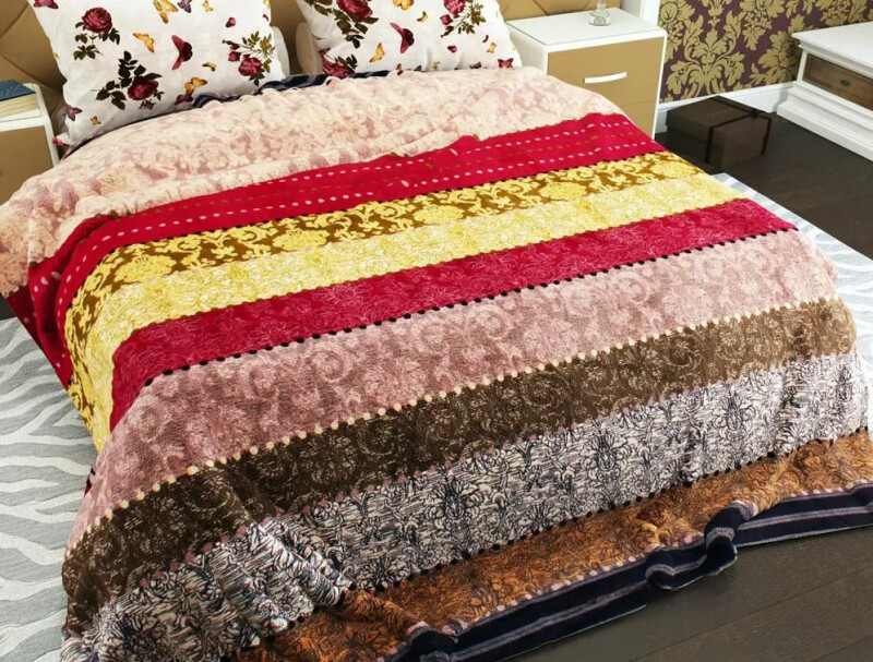 Флісовий плед 160х210 ⭐Турецький мотив⭐