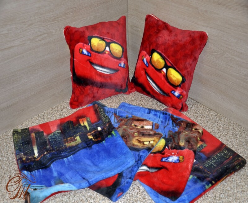 Наволочки декоративні тачка 50*50 на блискавці