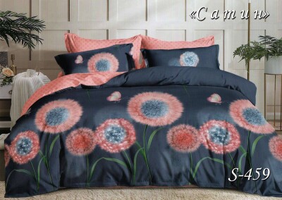 Комплект постільної білизни Сатін Тет-А-Тет двоспальний S-459