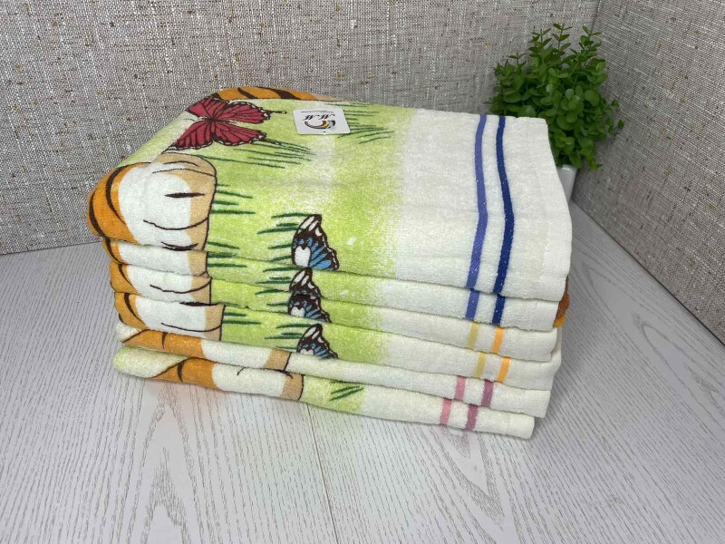 Лісова симфонія: Банний рушник з тиграми 70x140