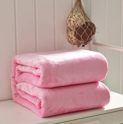 Мікрофібра однотонна ELWAY 150х210 полуторний "Рожевий"