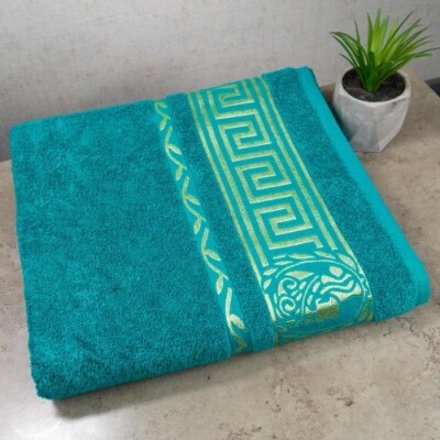 Полотенце банное 70x140 cm  "Узбекистан" (Аквамарин) 