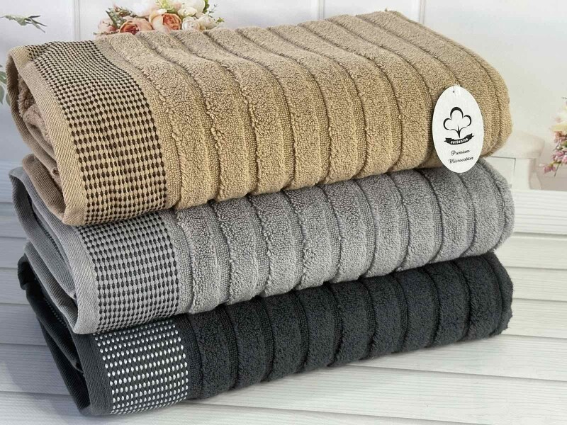 Полотенце Турция 70x140 см 'Современная классика' – Комфорт и Мягкость для Вашего Уюта