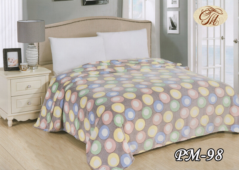 Плед флісовий 200х220 ❤️Бульбашки❤️