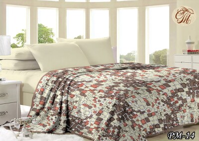 Флісовий плед 160х210 ⭐Камінь бежевий⭐