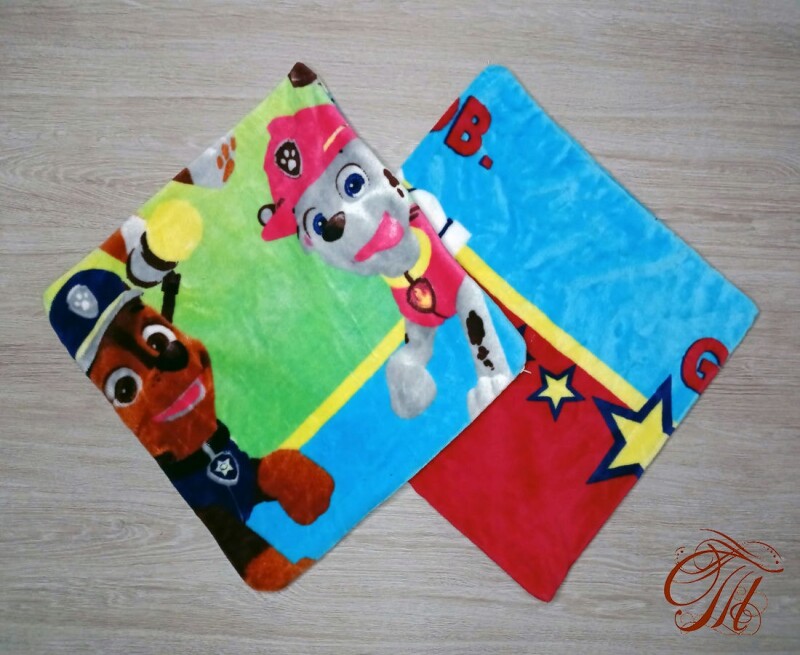 Наволочки декоративні Щенячий патруль 50*50 на блискавці