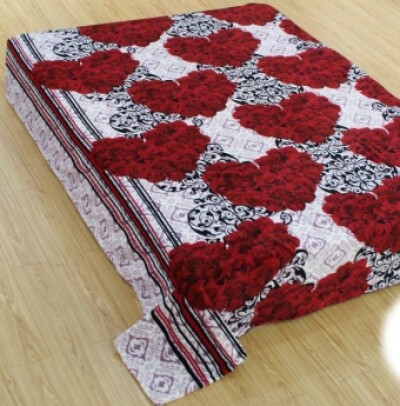 Плед із мікрофібри Elway "Букет серце"