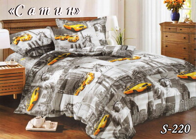 Комплект постільної білизни Тет-А-Тет євро S-220 "Нью Йорк"