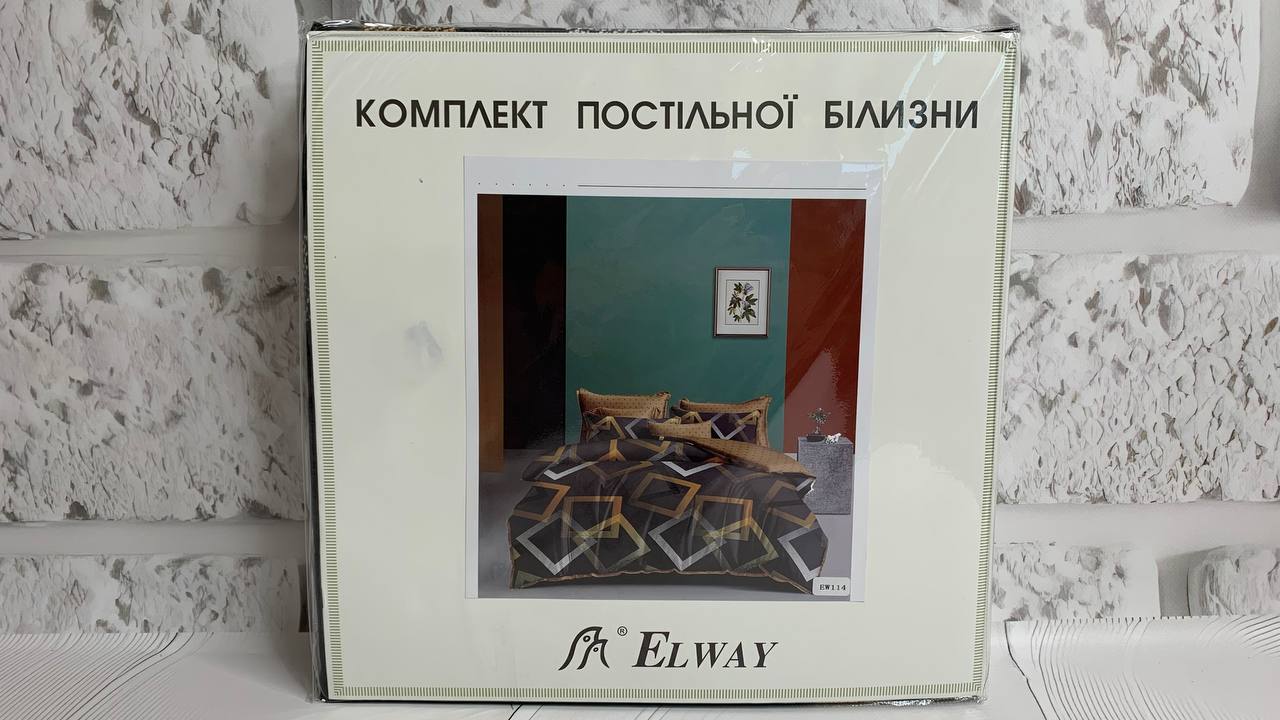 Семейный комплект постельного белья Elway "EW-114"