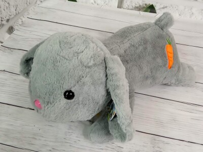 Плед - м'яка іграшка "Заєць лежачий"